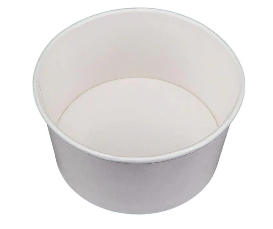 CLR - Genpak - White - 32oz/1000ml Round Food Container - Image 2