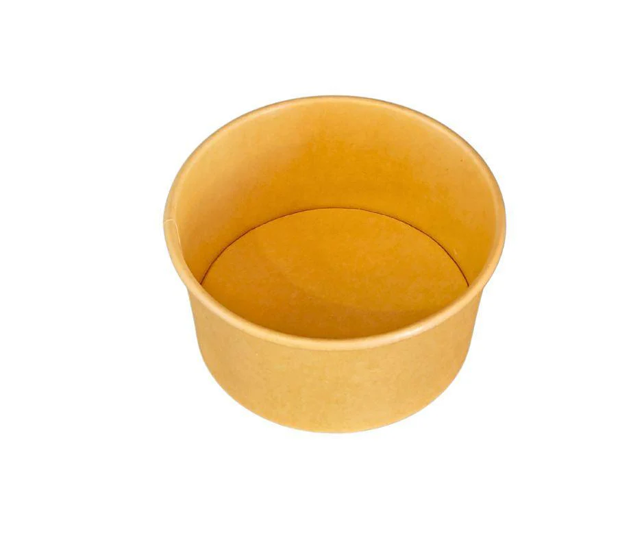 Eco-Craze - 12oz Paper Soup Bowl - Kraft - Image 2