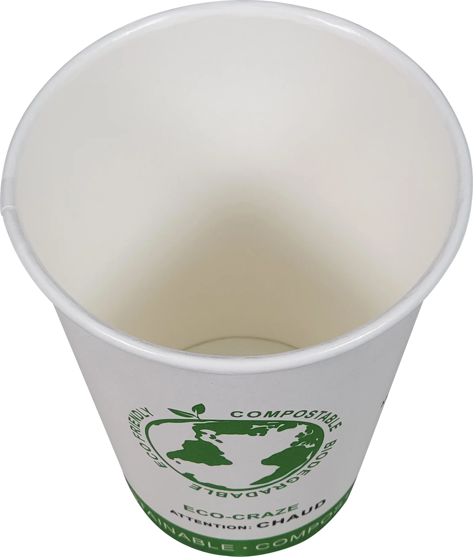 Eco-Craze - 12oz PLA Single Wall Hot Paper Cup - Printed - Image 2