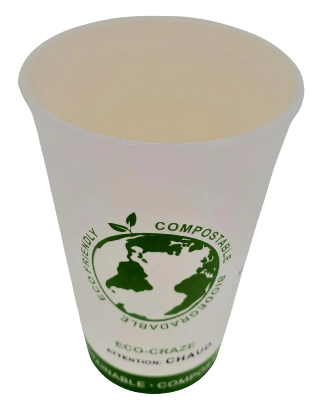 Eco-Craze - 16oz PLA Single Wall Hot Paper Cup - Printed - Image 5