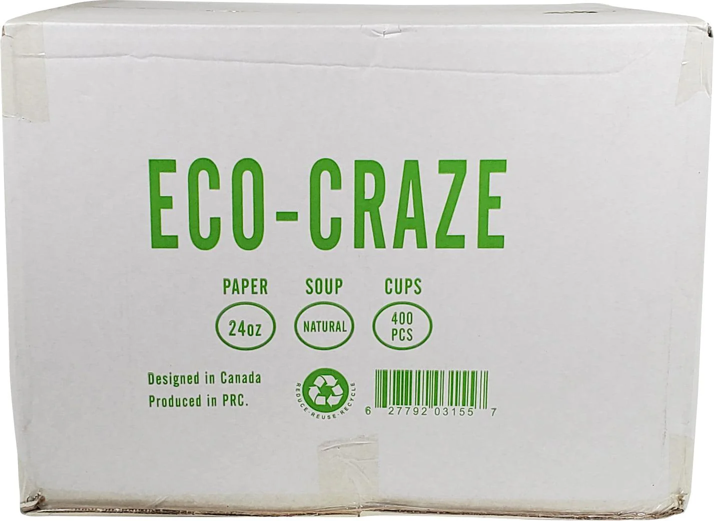 Eco-Craze - 24oz Paper Soup Bowl - Kraft - Image 3