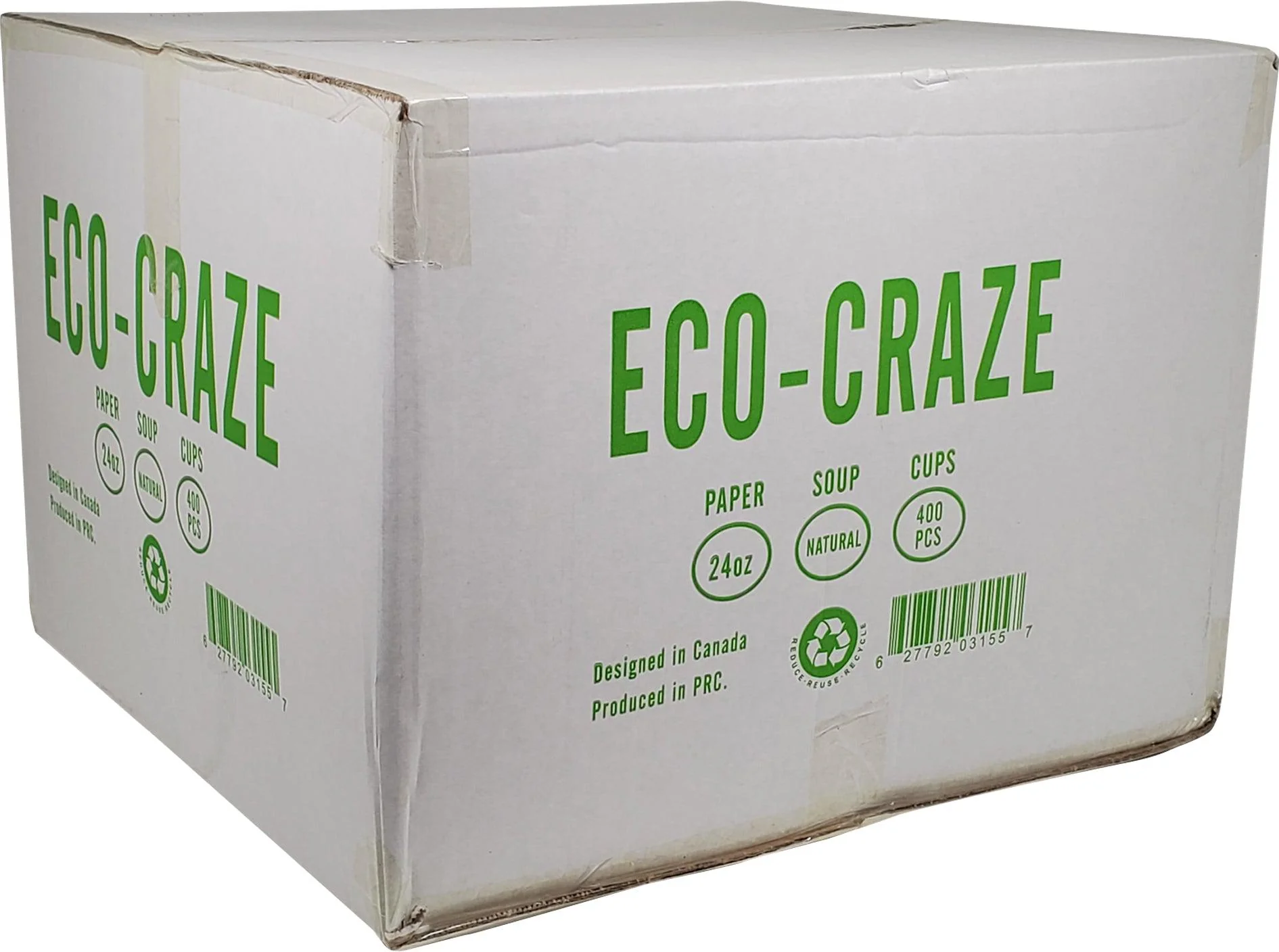 Eco-Craze - 24oz Paper Soup Bowl - Kraft - Image 4