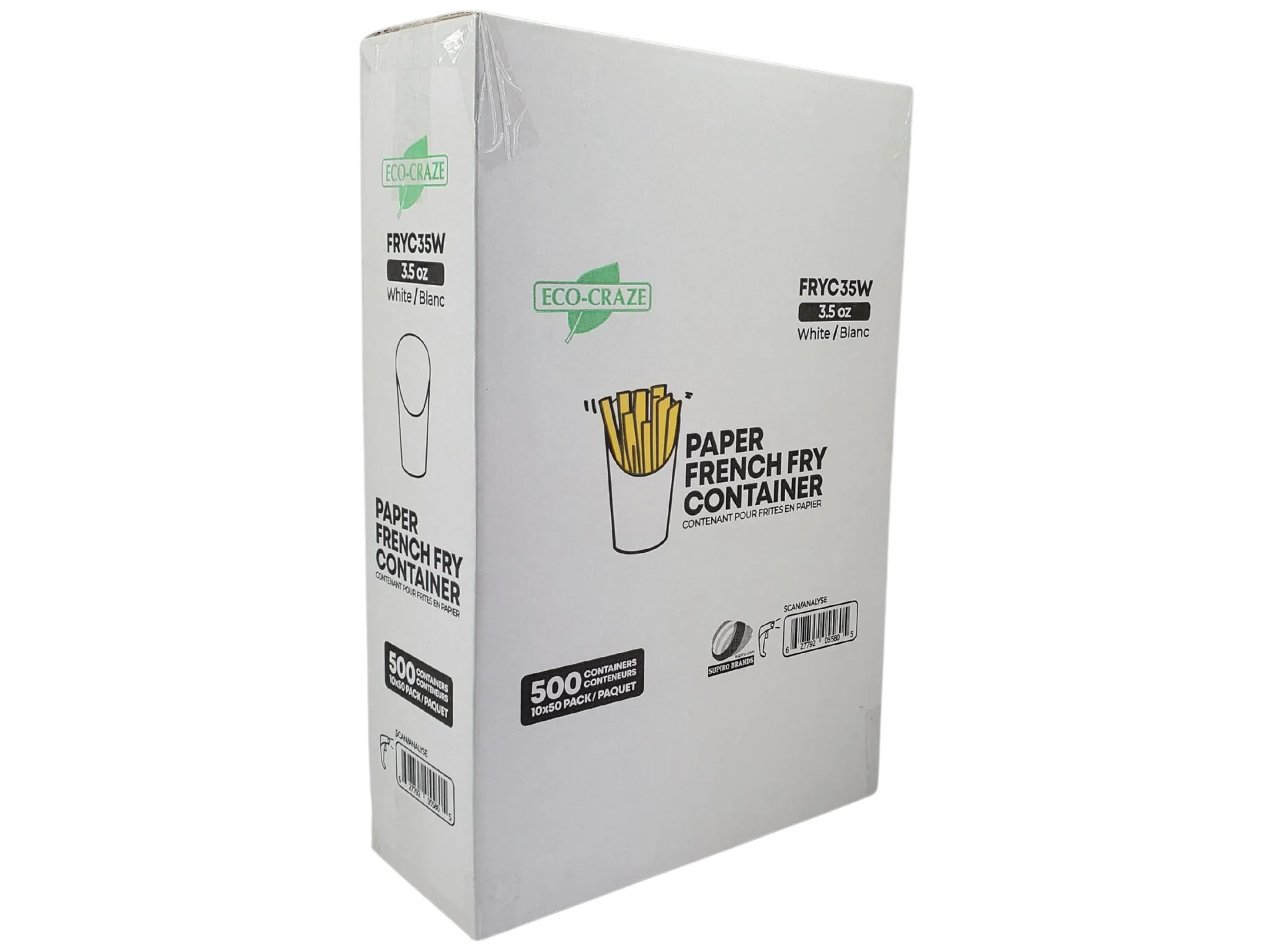 Eco-Craze - 3.5oz French Fry Container - Image 3