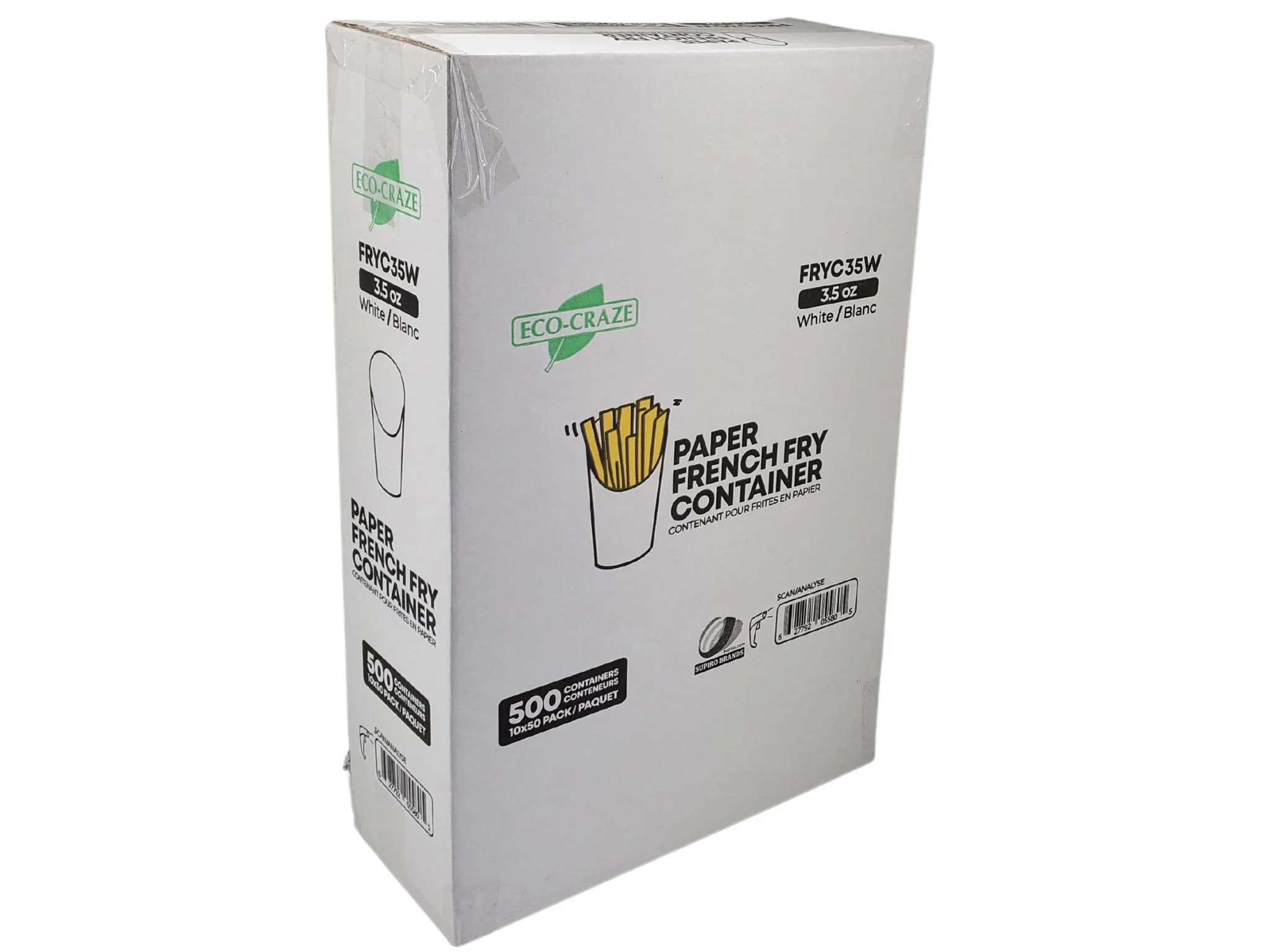 Eco-Craze - 3.5oz French Fry Container - Image 4