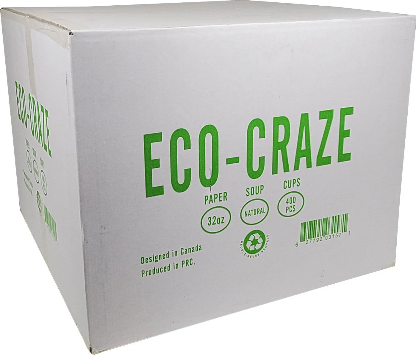 Eco-Craze - 32oz Paper Soup Bowl - Kraft - Image 4