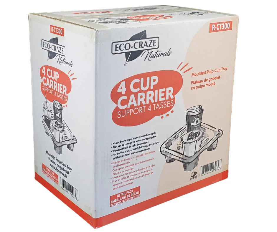 Eco-Craze - 4 Cup Carrying Tray - Retail - Image 4