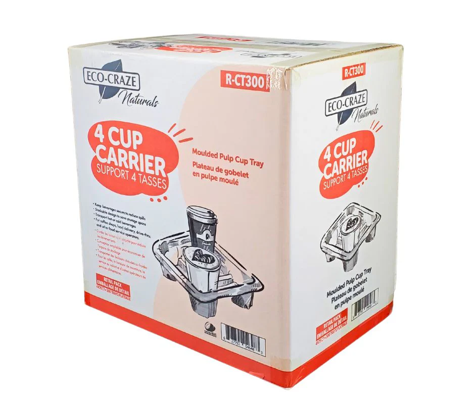 Eco-Craze - 4 Cup Carrying Tray - Retail - Image 5