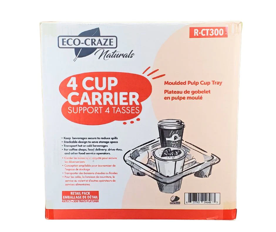 Eco-Craze - 4 Cup Carrying Tray - Retail - Image 6