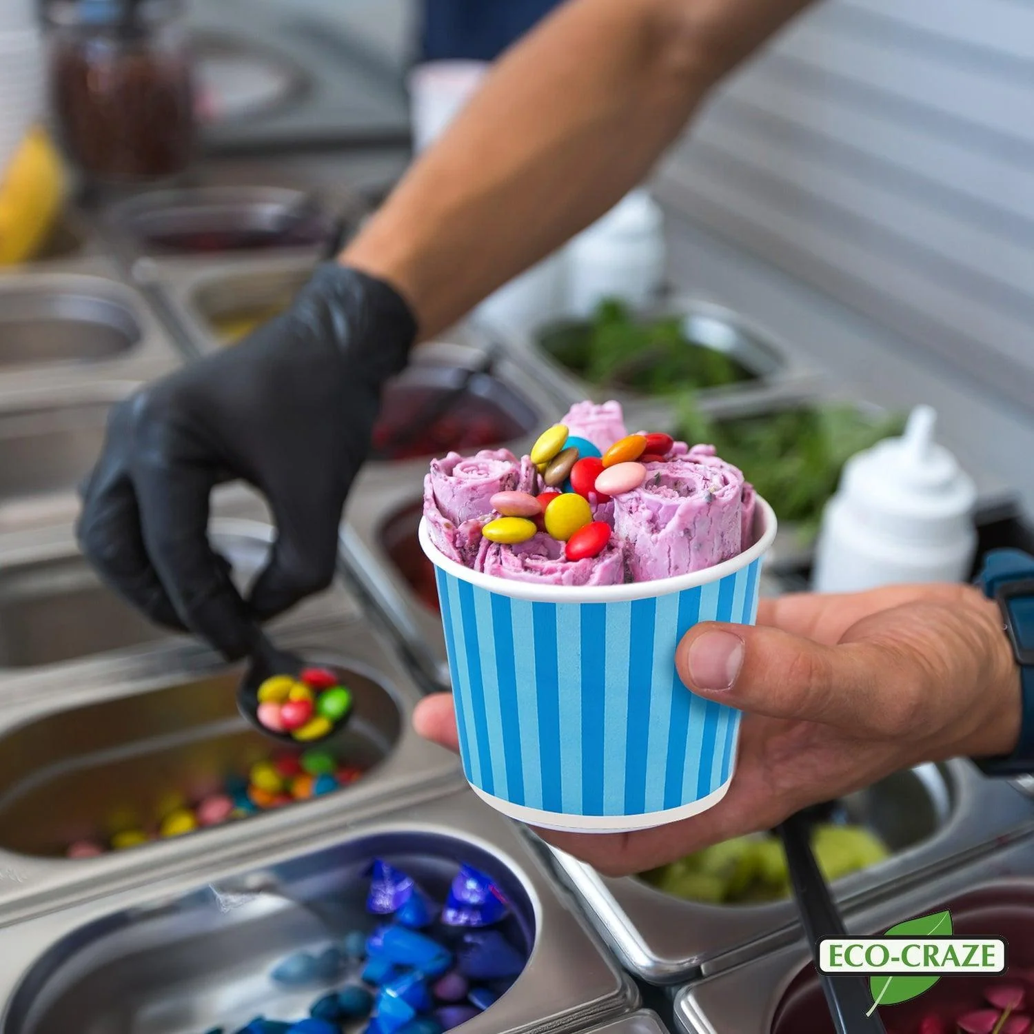 CLR - Eco-Craze - 400ml Ice Cream Paper Cups - Image 7