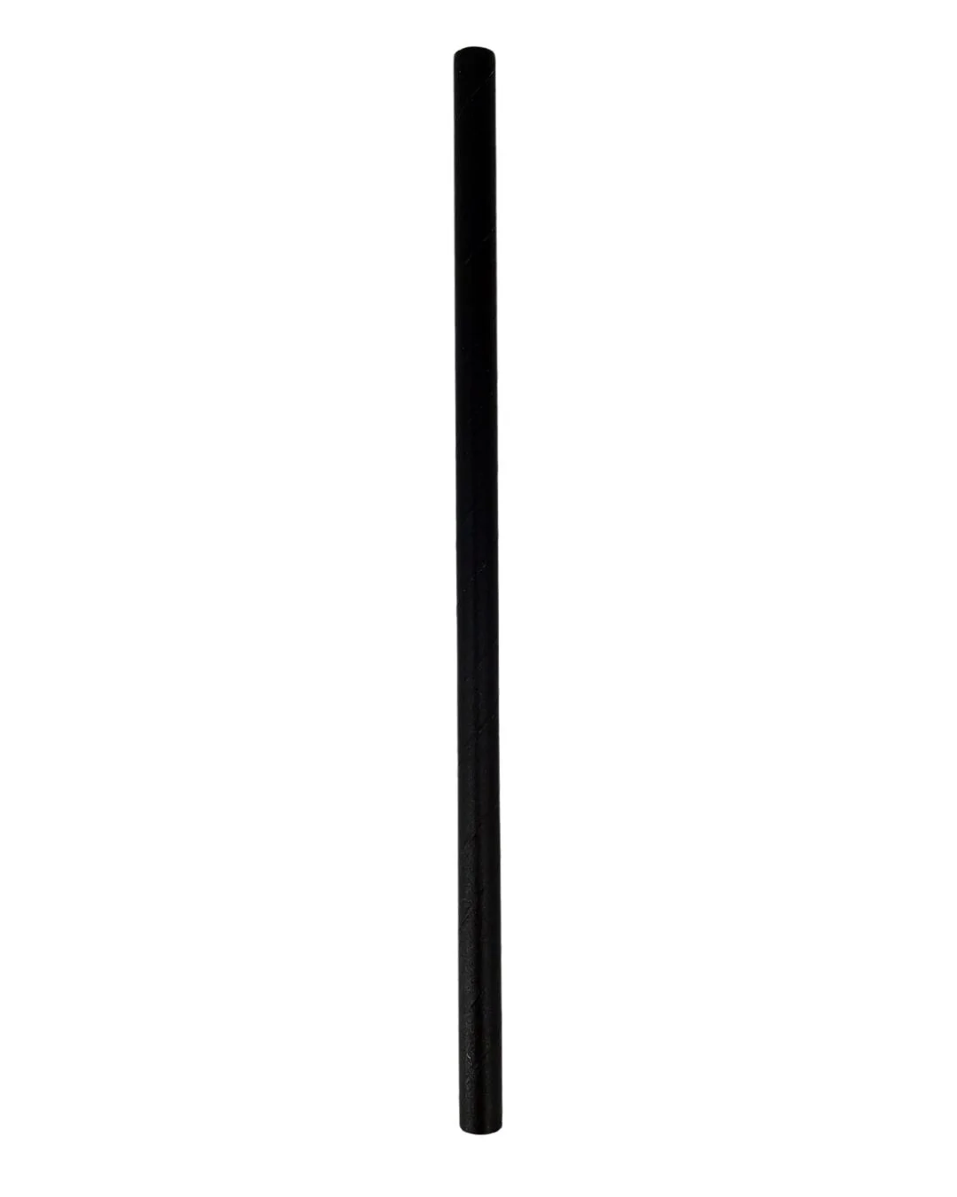 Eco-Craze - 6" Cocktail Straws - Paper - Black - 6mm - Image 2