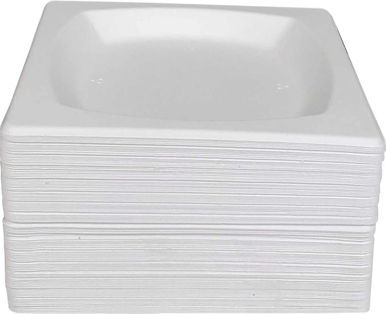 Eco-Craze - 6" Square Plate - Biodegradable - Image 7