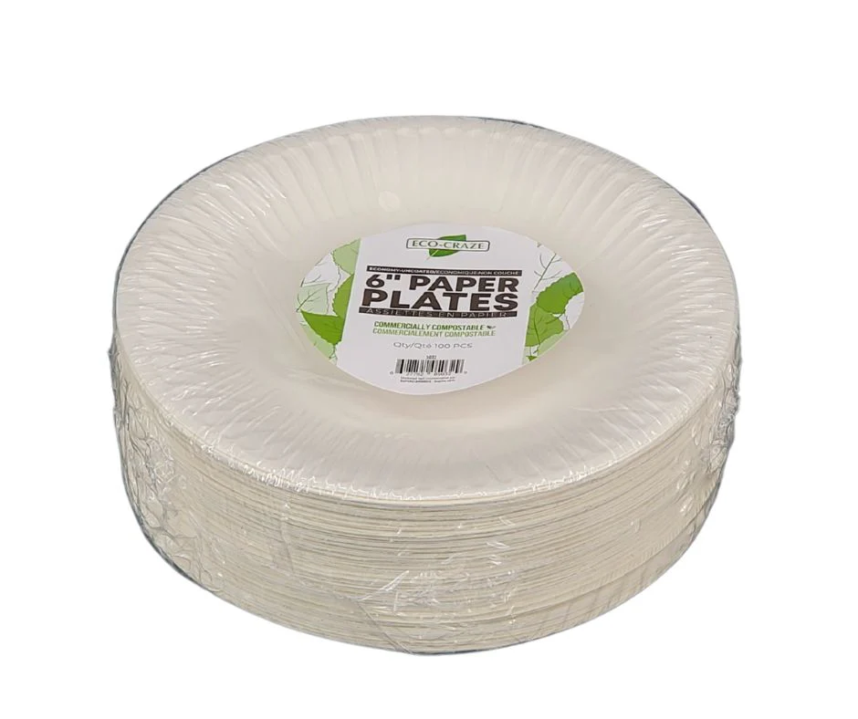 Eco-Craze - 6" Pizza Plates - Paper - 5033 - Image 7