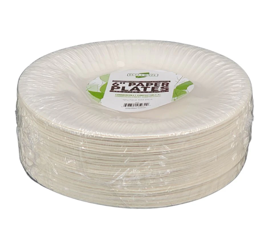 Eco-Craze - 6" Pizza Plates - Paper - 5033 - Image 8