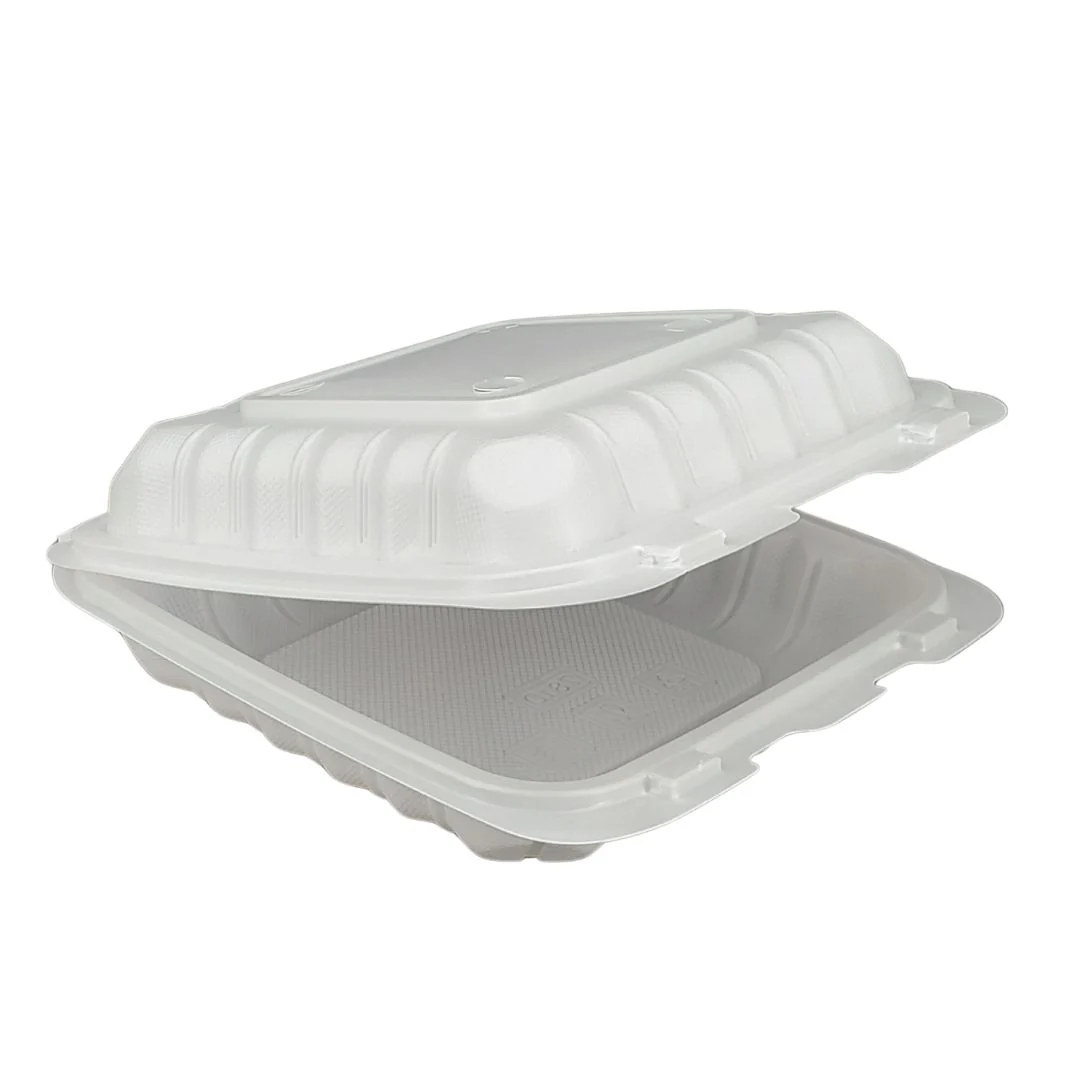 Eco-Craze - 7.5"x7.5"x2.3" 1 Compartment - White - MFPP-771SW-V - Image 2
