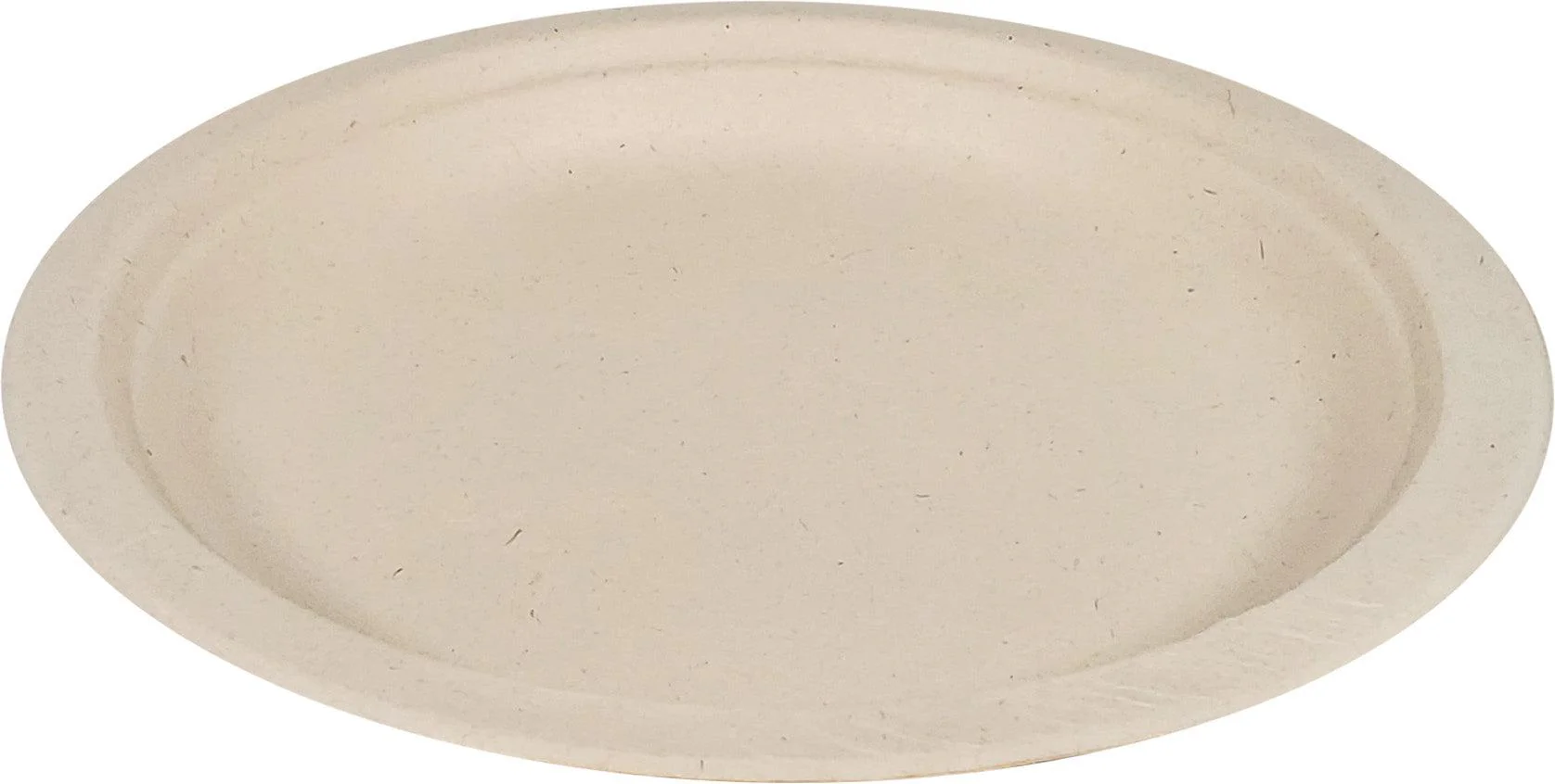 Eco-Craze - 7" Natural Round Plate - Bagasse - Image 3