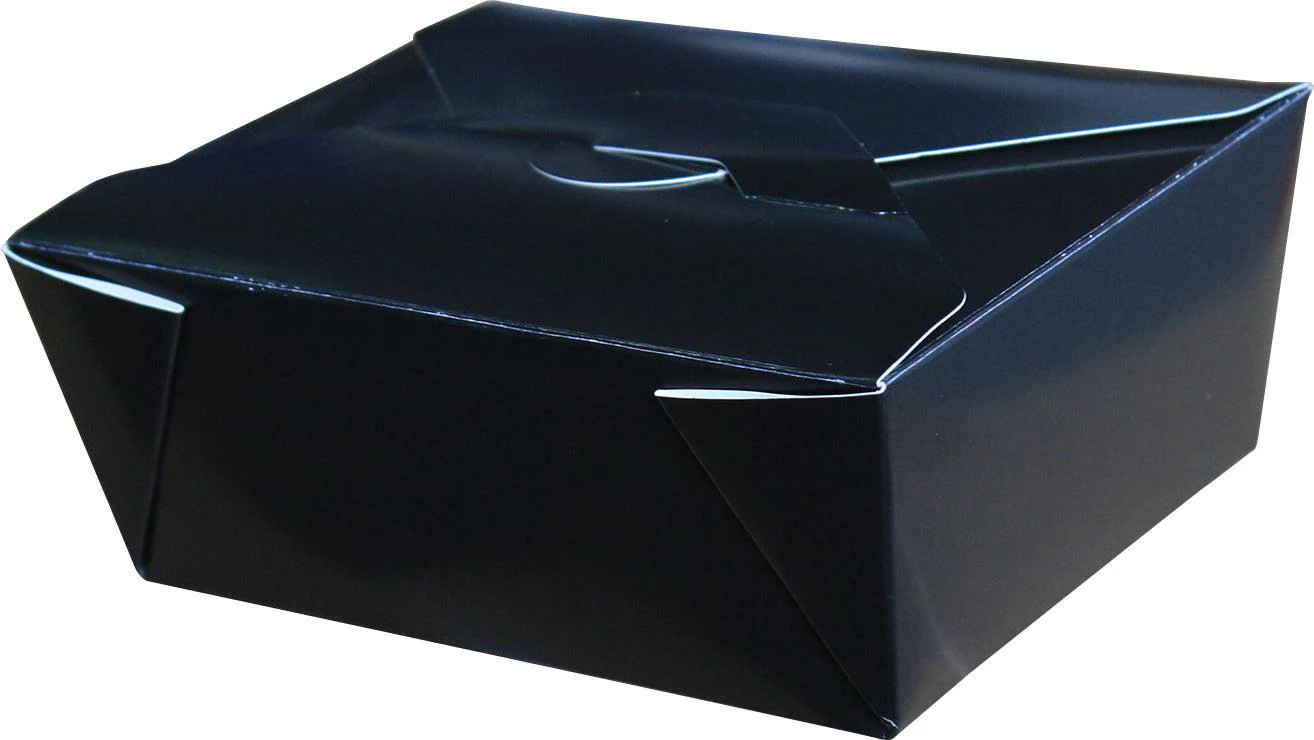 Eco-Craze - #8 Black Paper Fold Box - PFB08-B - Image 2