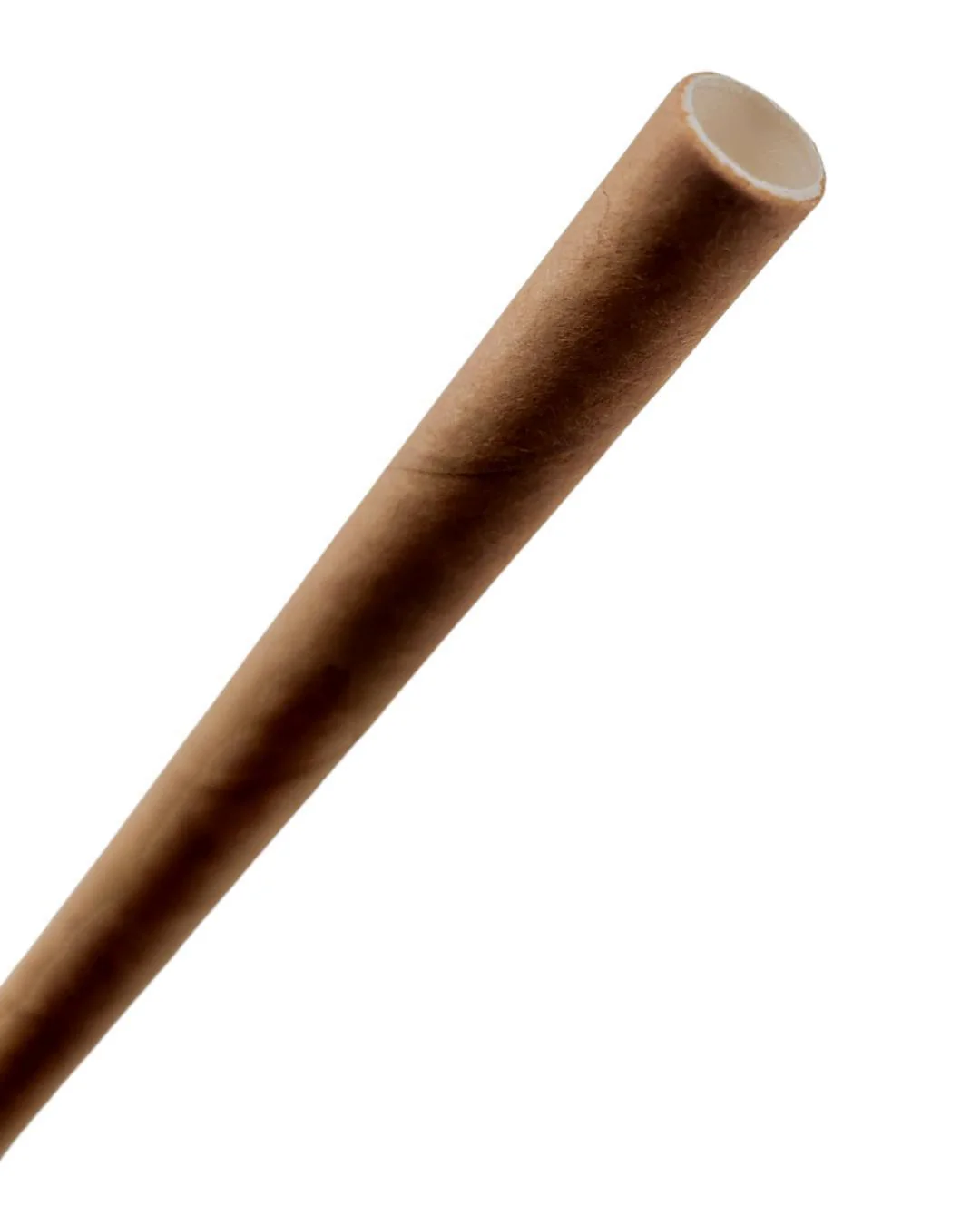 Eco-Craze - 8" Milkshake Straws - Paper - Brown - 6mm - Image 4