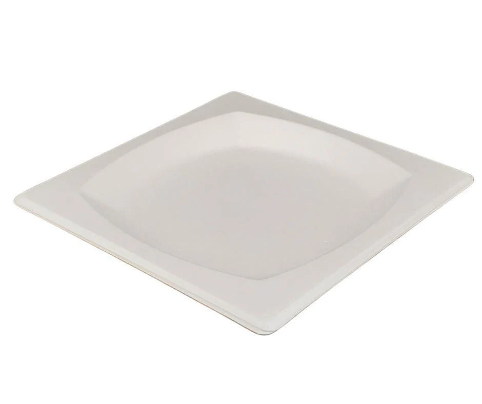 Eco-Craze - 8" Square Bagasse Plate - Retail Pack - Image 4
