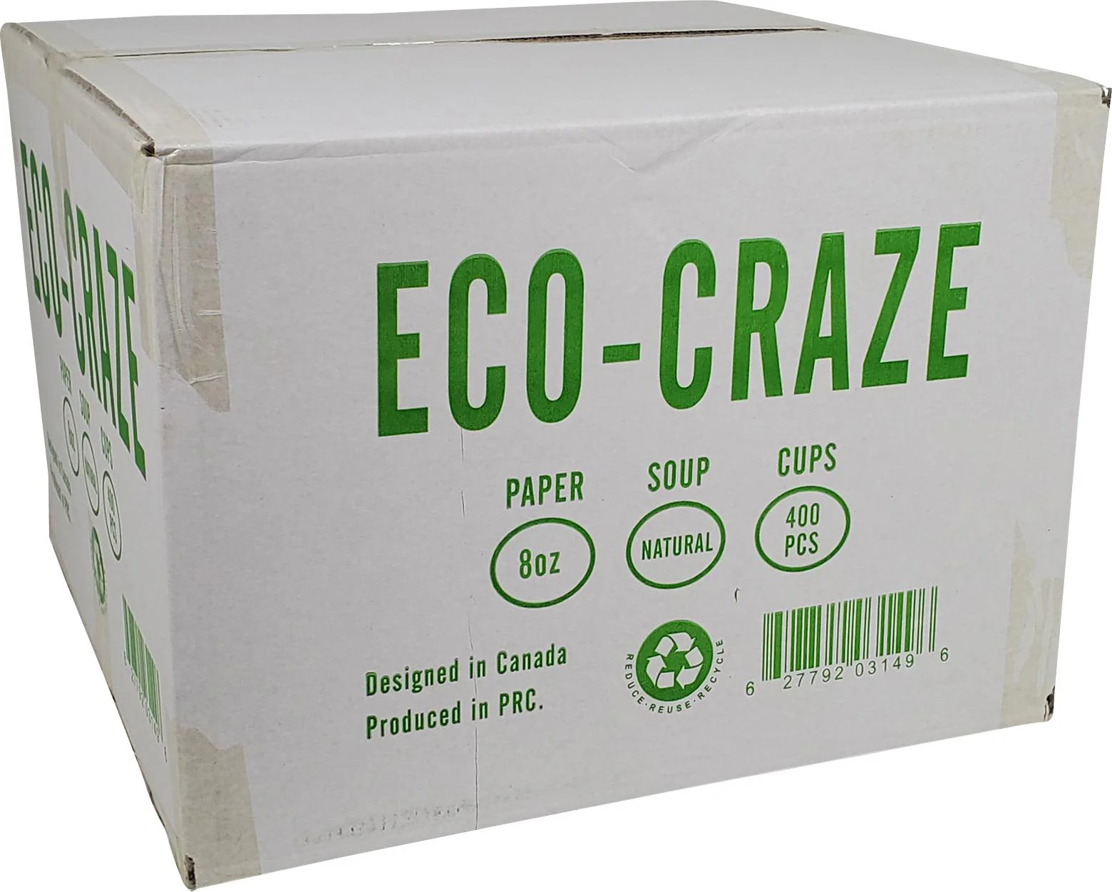 Eco-Craze - 8oz Paper Soup Bowl - Kraft - Image 4