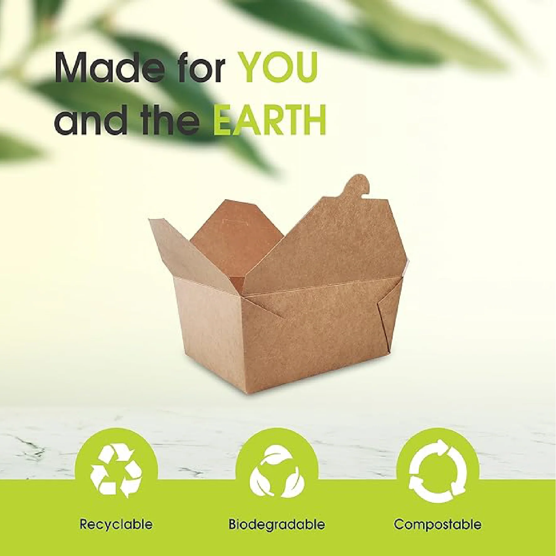 Eco-Craze - #9 Kraft Paper Fold Box - PFB09-K - Image 9