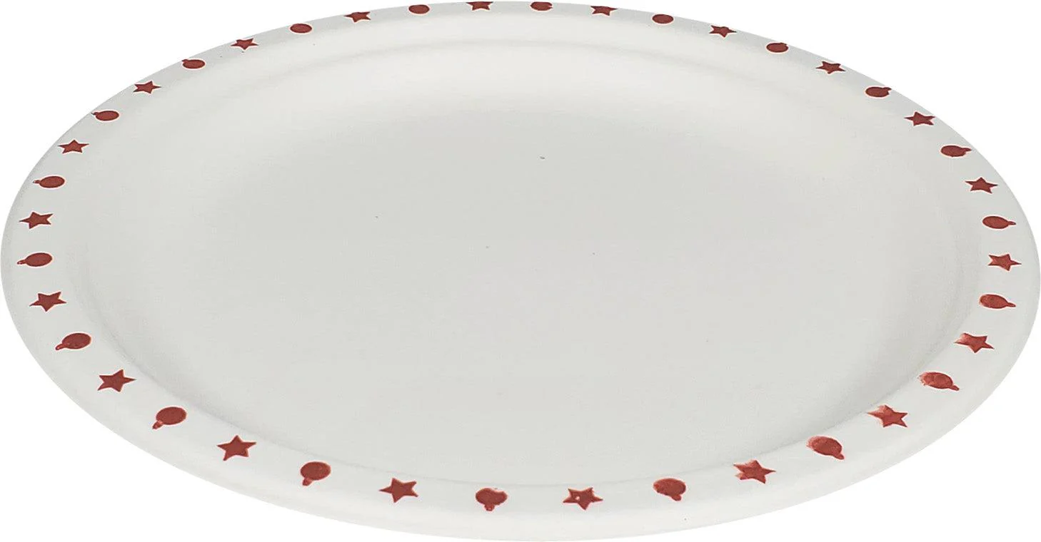 Eco-Craze - 9" Printed Round Plate - Bagasse - Image 2