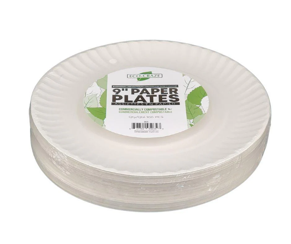 Eco-Craze - 9" Pizza Plates - Paper - 5035 - Image 3
