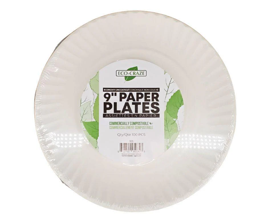 Eco-Craze - 9" Pizza Plates - Paper - 5035 - Image 5