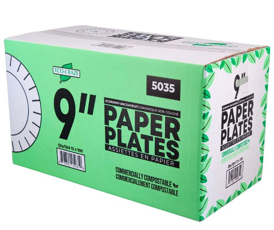 Eco-Craze - 9" Pizza Plates - Paper - 5035 - Image 6
