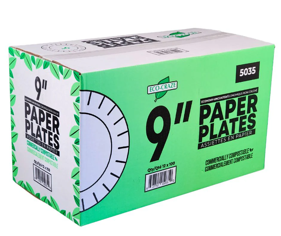 Eco-Craze - 9" Pizza Plates - Paper - 5035 - Image 7