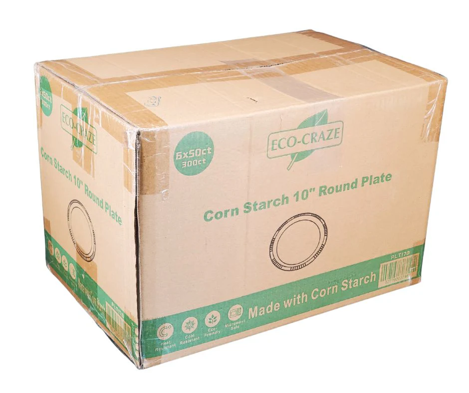 Eco-Craze - Corn Starch 10 Inch Round Plate - Image 5