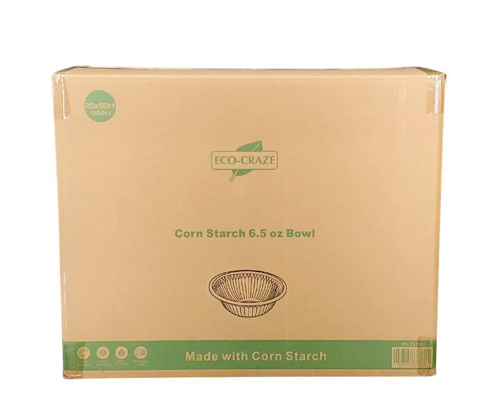 Eco-Craze - Corn Starch 6.5oz Bowl - Image 4