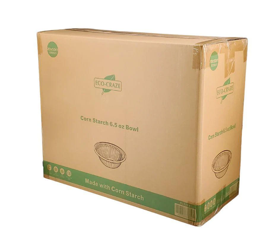 Eco-Craze - Corn Starch 6.5oz Bowl - Image 6