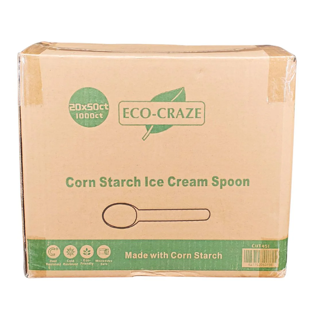 Eco-Craze - Corn Starch Ice Cream Spoon - Image 5