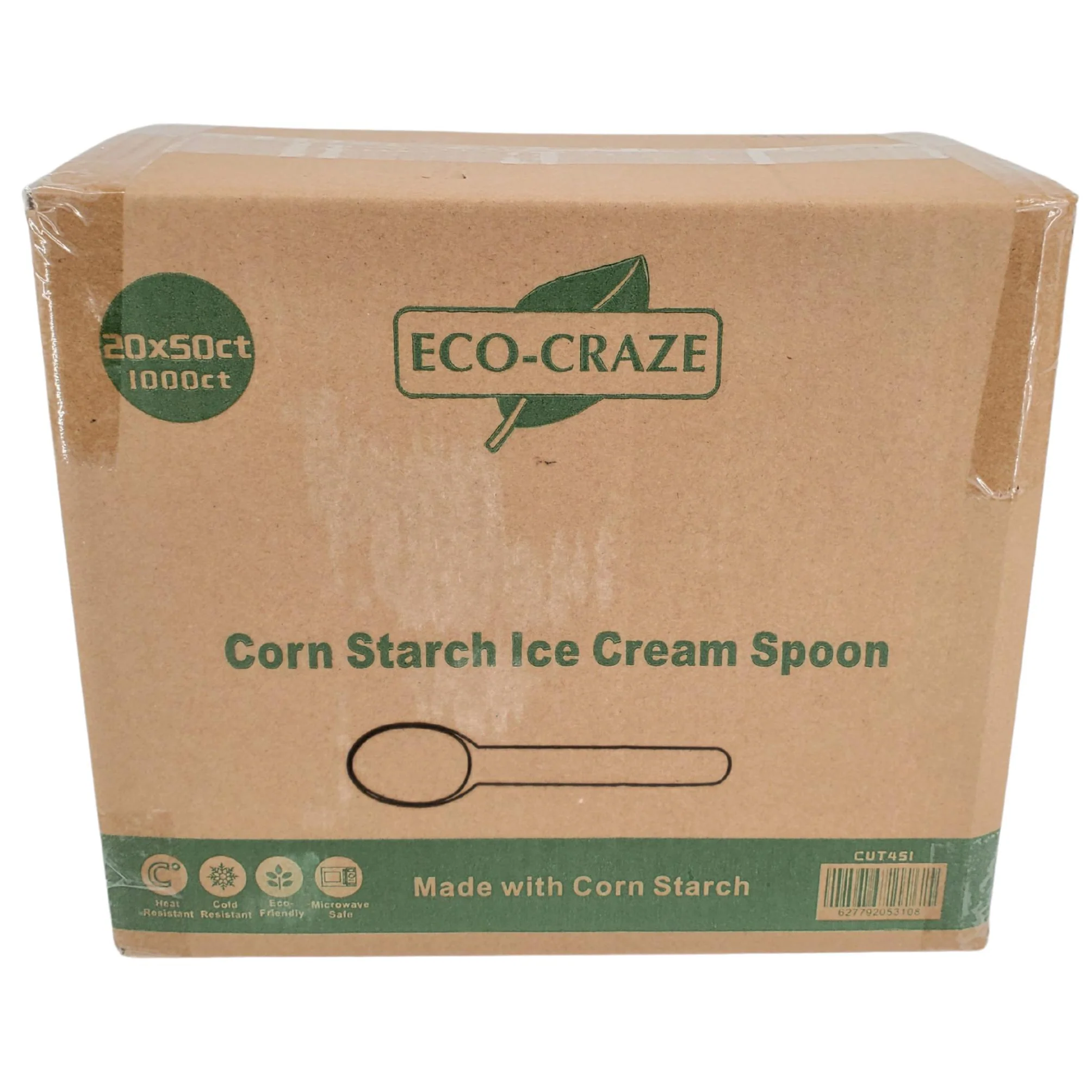 Eco-Craze - Corn Starch Ice Cream Spoon - Image 8