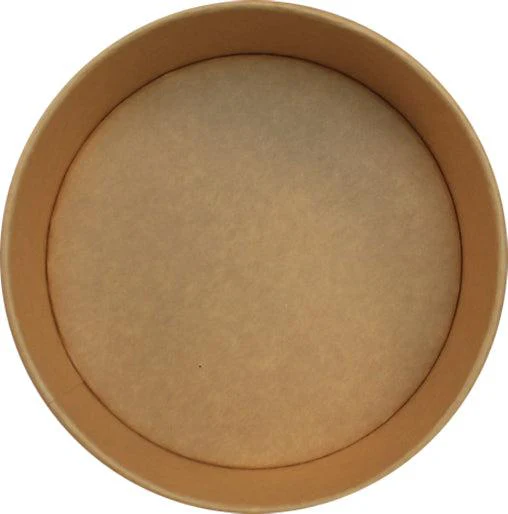 Eco-Craze - Kraft PE-Lined Paper Container - Round - 1300ml - SB-1300K - Image 2