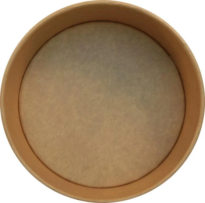 Eco-Craze - Kraft PE-Lined Paper Container - Round - 750ml - SB-750K - Image 2