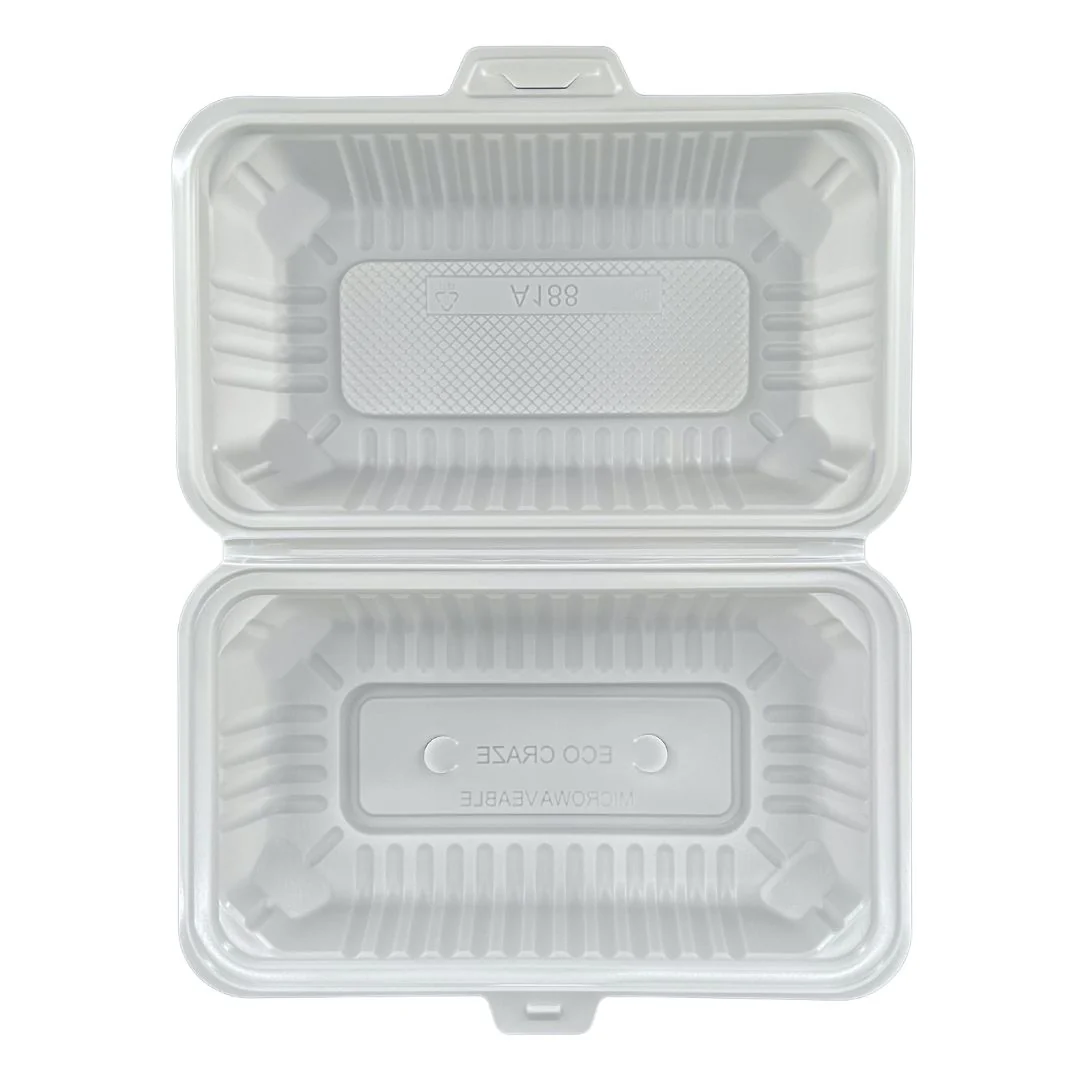 Eco-Craze - MFPP Clamshell Vented Cont. - 9"x5.5"x2.6" - A905 - Single Lock - Image 2