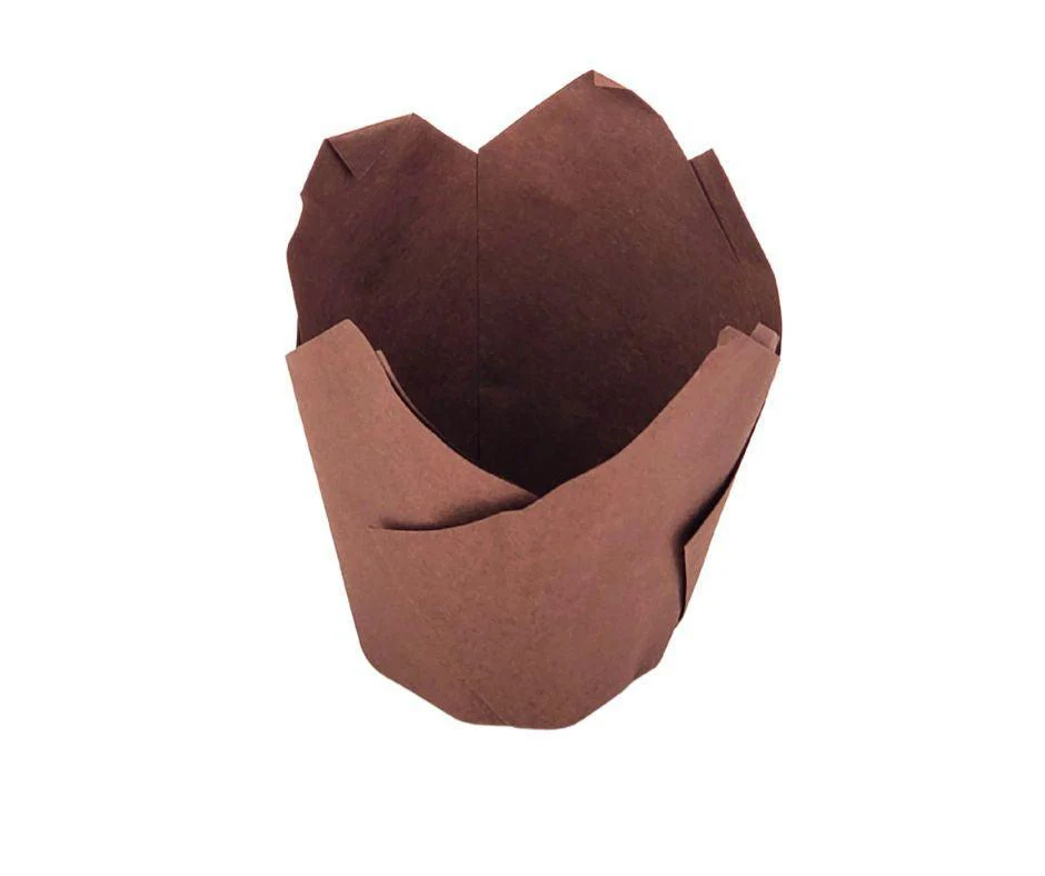 Decora - Muffin Cups - Tulip - Chocolate Brown - Image 4