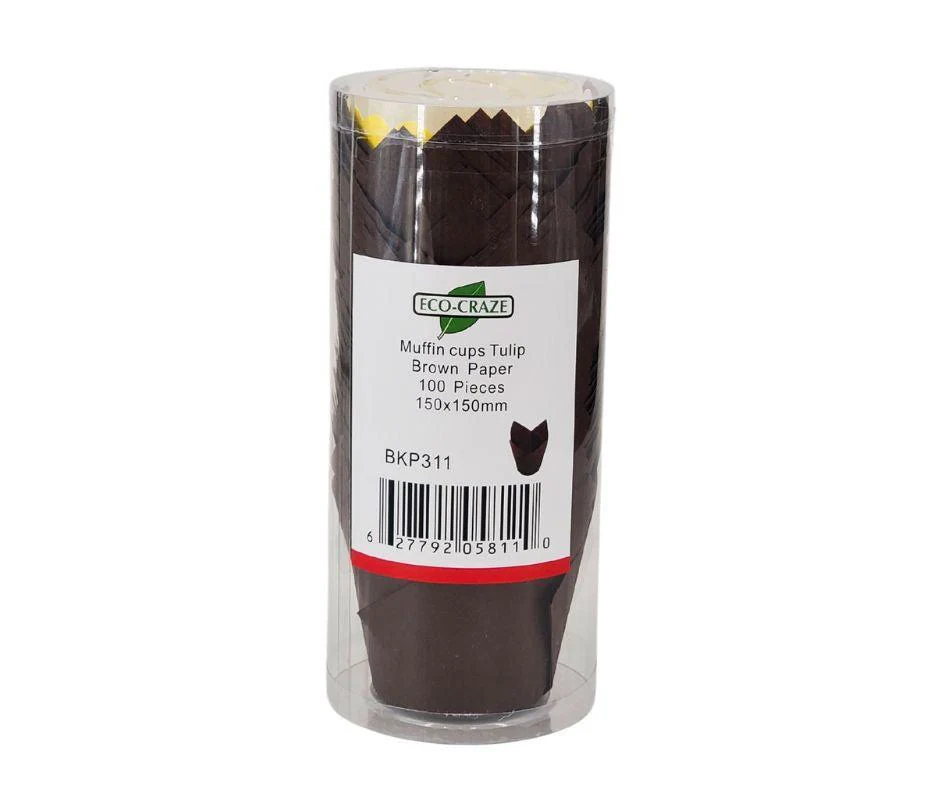 Decora - Muffin Cups - Tulip - Chocolate Brown - Image 6