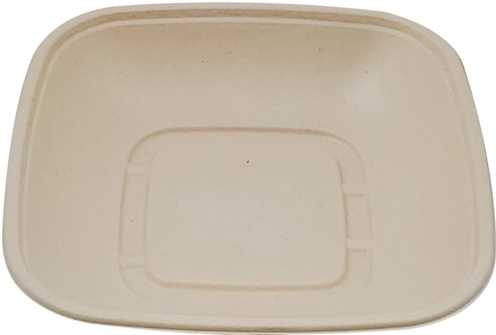 Eco-Craze - 32oz Natural Pulp Square Container - CB32B - Image 2