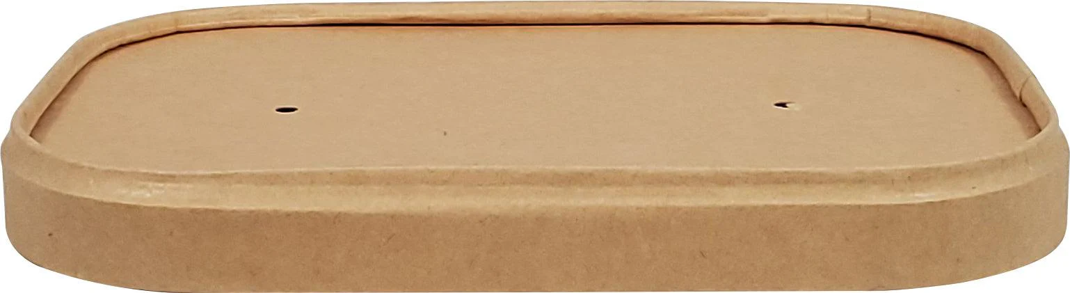 Eco-Craze - Paper Rectangular Lid - fits 500/750/1000ml Paper Container - SRL-500P - Image 2