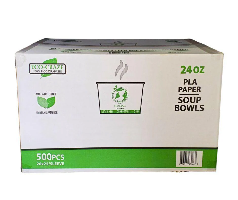 CLR - Eco-Craze - PLA 24oz Soup Paper Cup - Image 3