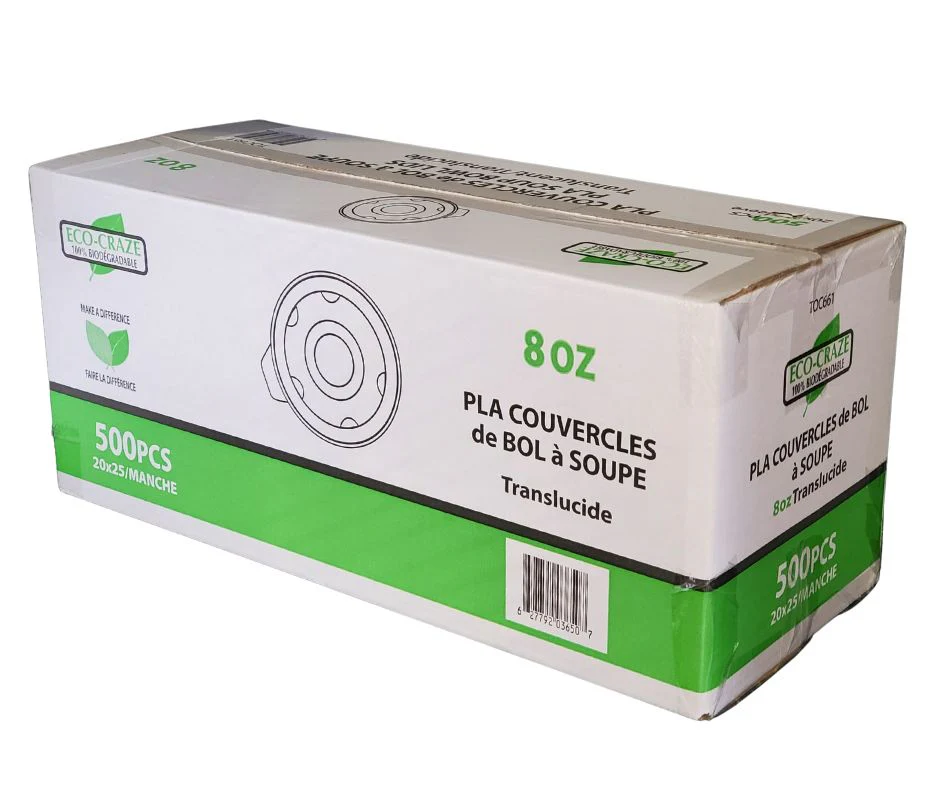 CLR - Eco-Craze - PLA 8oz Soup Paper Cup Lid - Image 4