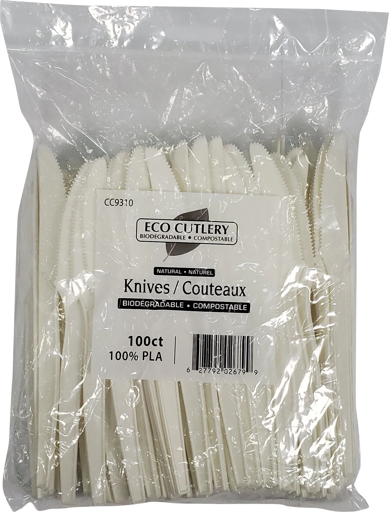 CLR - Eco Cutlery - Knives 100% PLA - ComposTable - Image 4