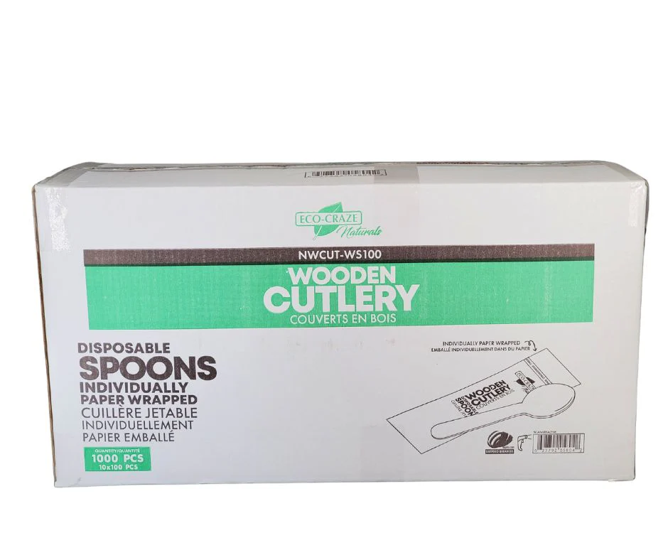 Eco-Craze - Wooden Spoon- Individually Paper Wrapped - Image 9