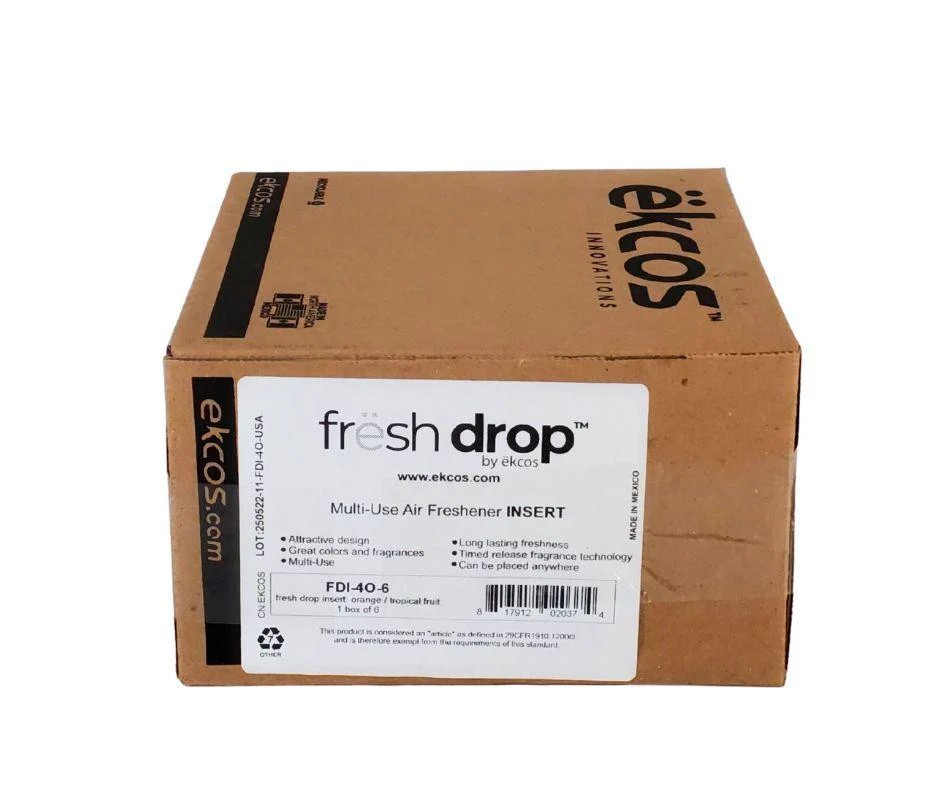 Ekcos - Fresh Drop - Air Freshener - Orange/Tropical Fruit - Image 3