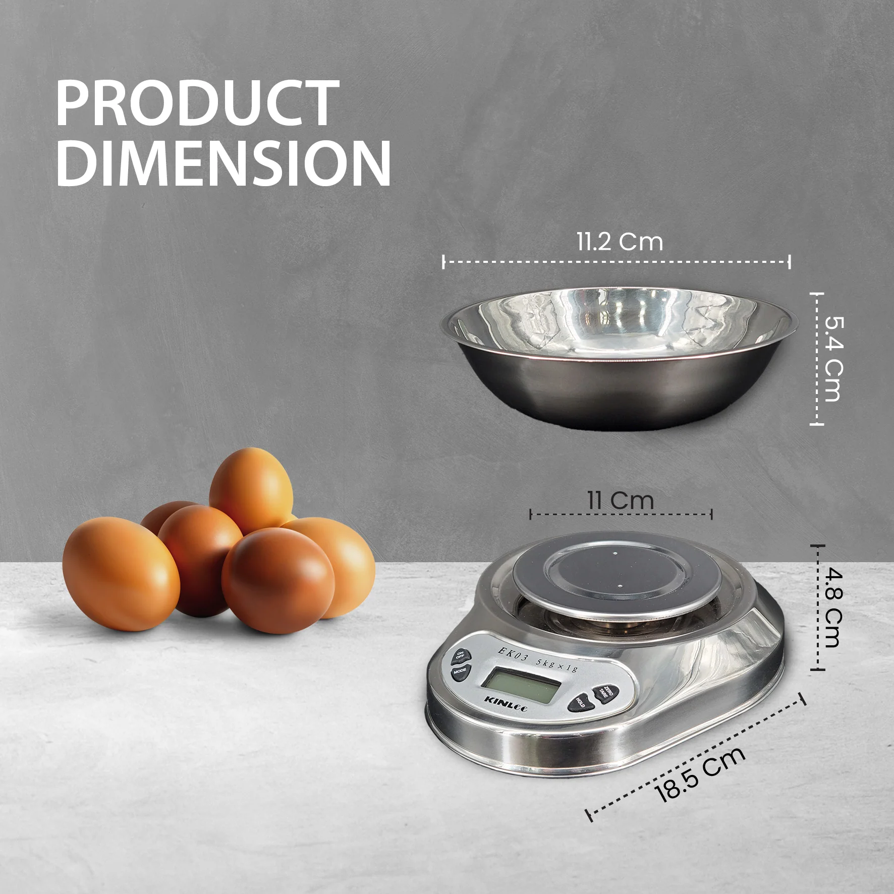 Electronic Scale Max 5Kg - YJ-708 - Image 6
