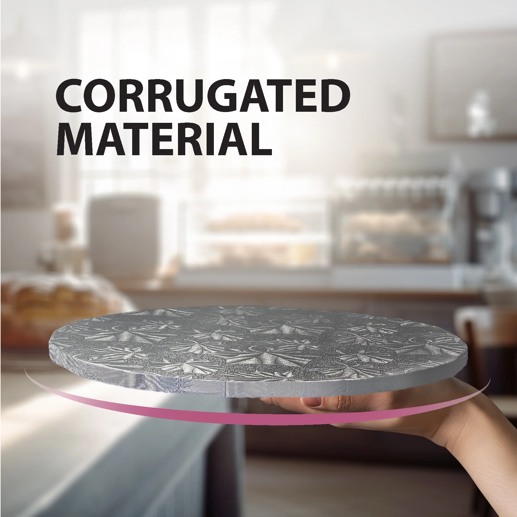 Enjay - Cake Board - Round - Silver - 12x1/2 - Image 6