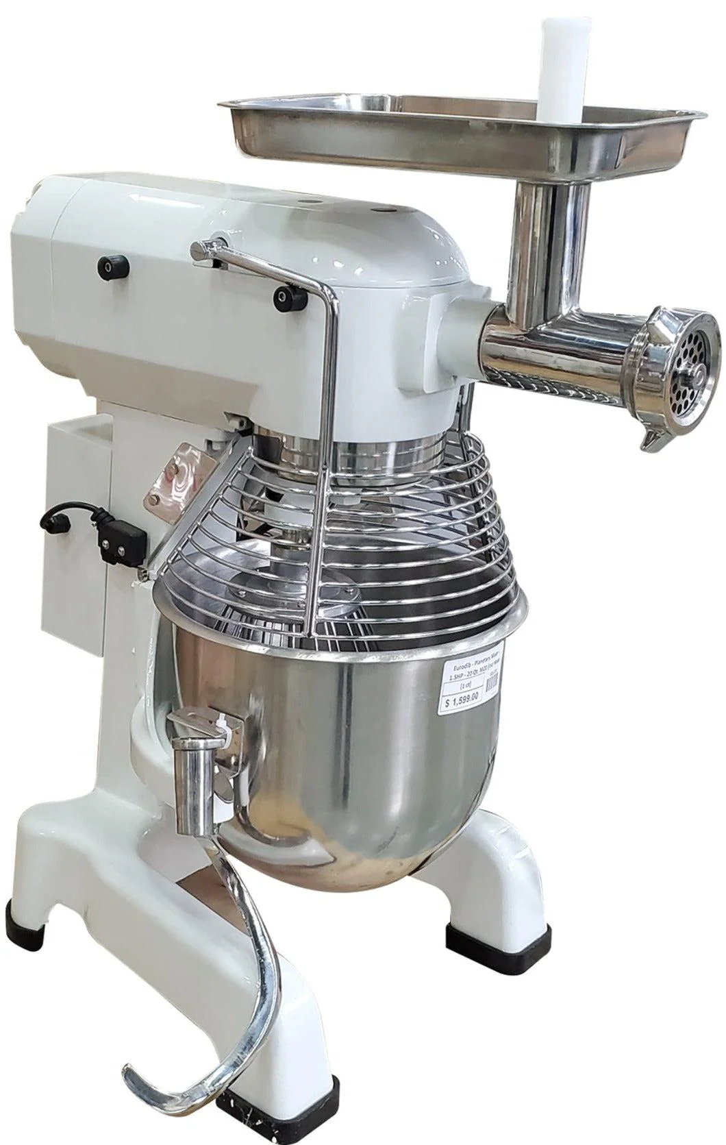 Eurodib - Planetary Mixer w/ Meat Grinder - 1.5HP - 20 Qt. M20 - Image 2