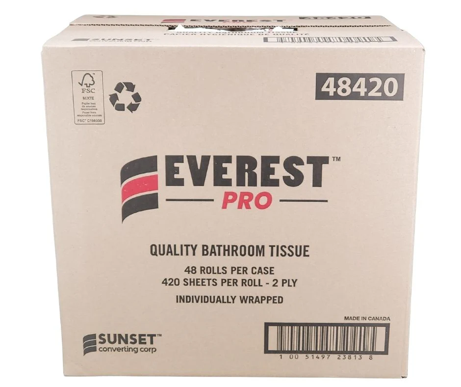 Everest Pro - 2 Ply Bathroom Tissue Roll - 48420 - Image 3